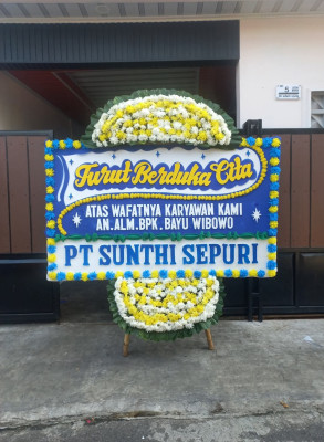 Papan Bunga Duka di Semparuk